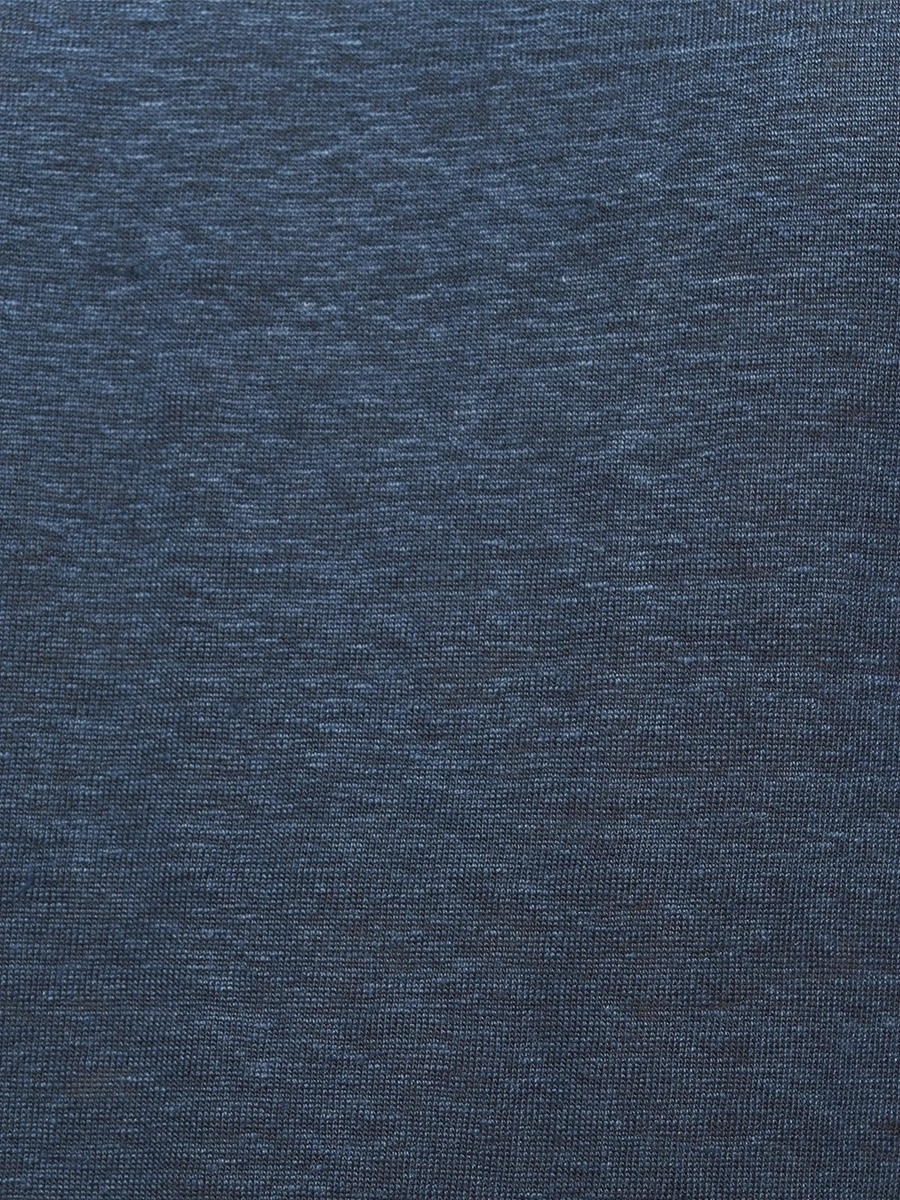 Льняной джемпер с короткими рукавами